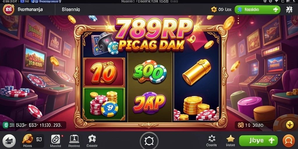 Screenshot gameplay 789RP yang menampilkan suasana slot yang seru.