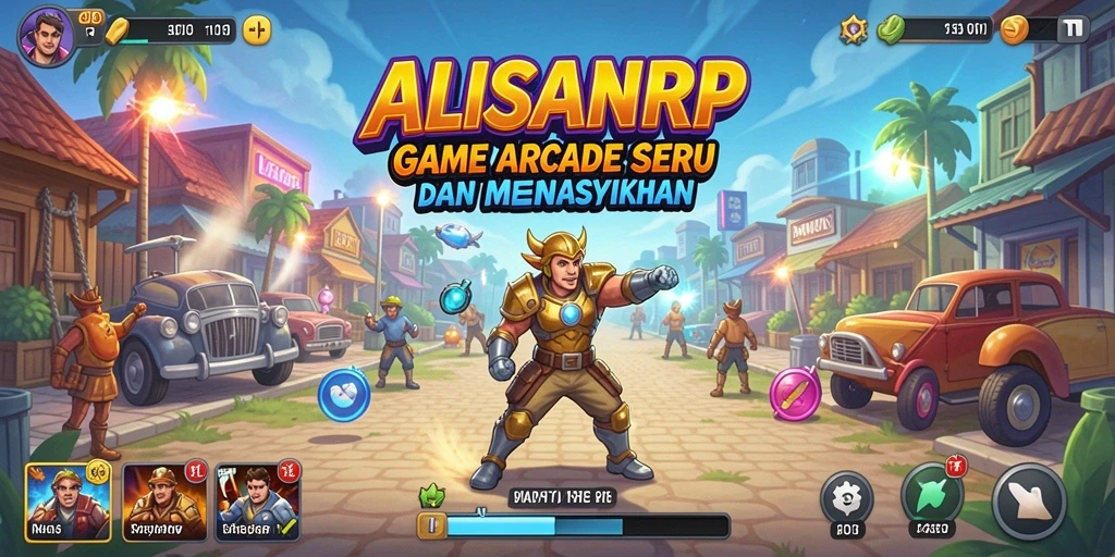 Tampilan gameplay seru dari ALISANRP yang menantang.