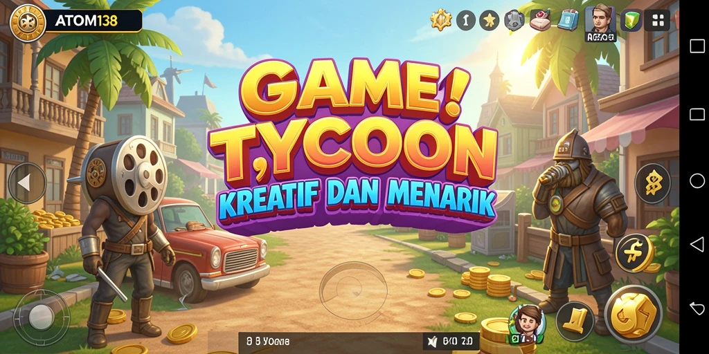 Gameplay Tycoon yang menarik di ATOM138.