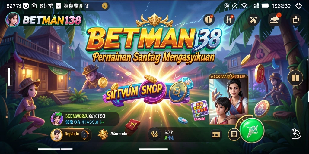 Tampilan gameplay BETMAN138 yang menarik dan penuh warna.