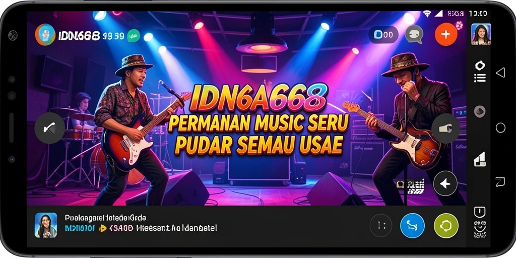 Tampilan gameplay seru dari IDN668 yang penuh warna dan interaktif.