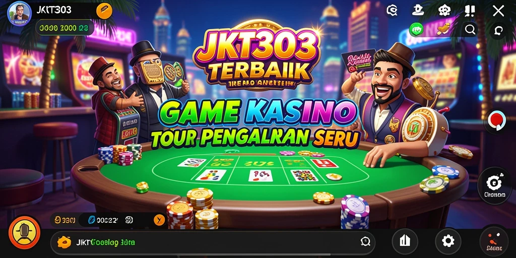 Tampilan menarik gameplay Kasino JKT303 yang menyenangkan.
