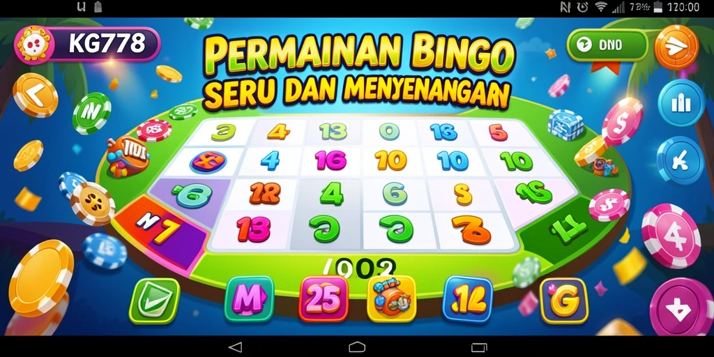 Tampilan gameplay KG778 yang menampilkan momen menarik dalam permainan Bingo.