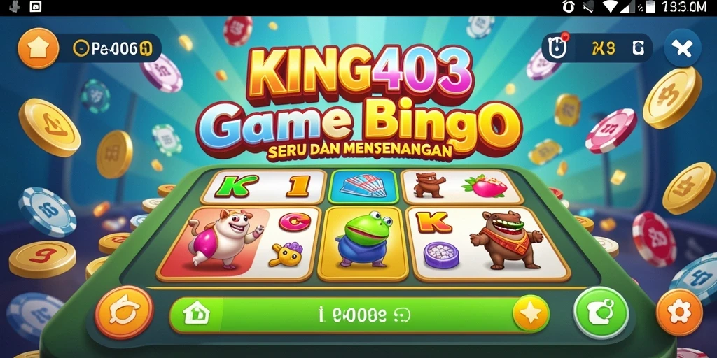 Tampilan gameplay KING403 yang menarik dan penuh warna.