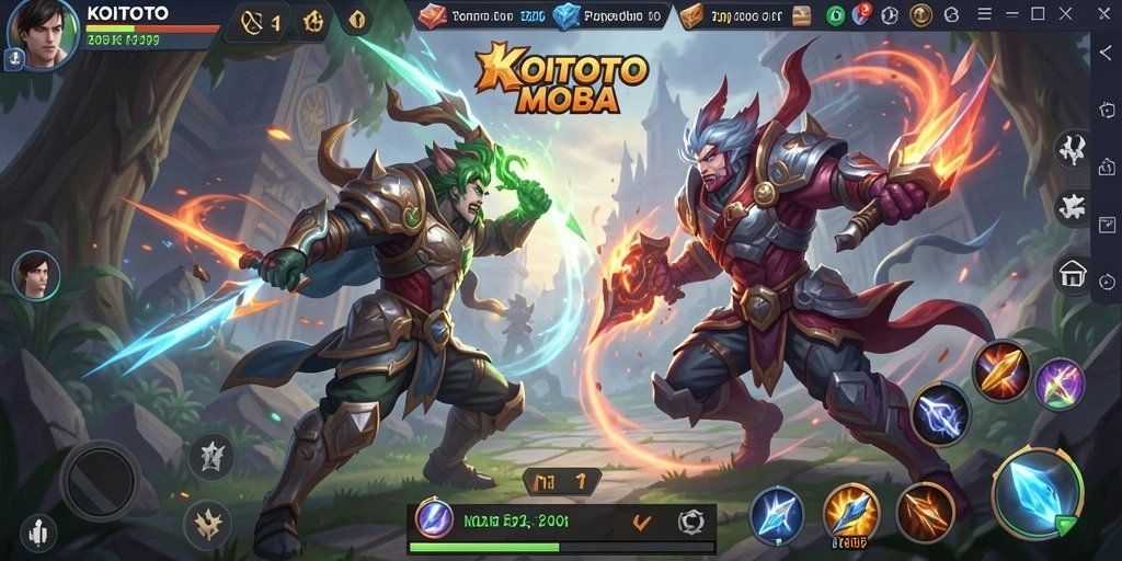 Screenshot tampilan langsung gameplay seru di KOITOTO.