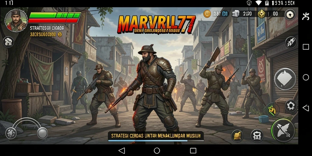 Tampilan gameplay <strong>MARVRL77</strong> yang seru dan menegangkan.