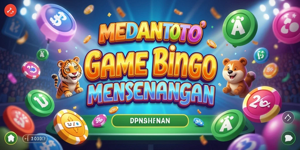Screenshot MEDANTOTO menampilkan gameplay Bingo yang seru dan interaktif.