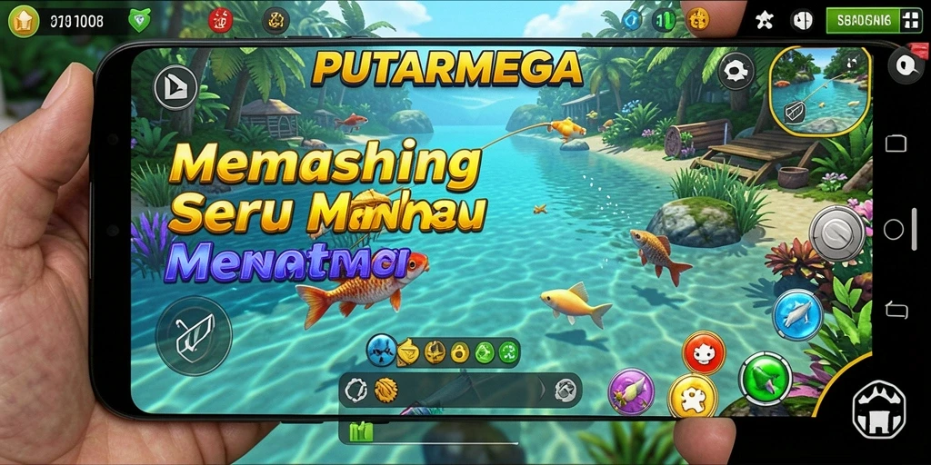 Tangkapan ikan yang menakjubkan dalam permainan PUTARMEGA.