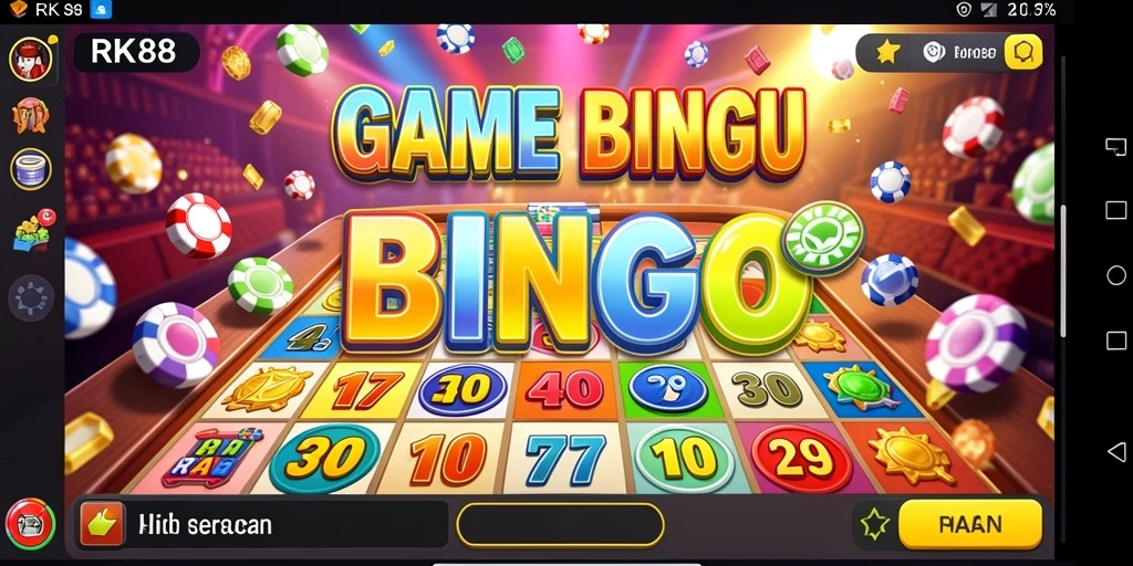 Screenshot menampilkan gameplay Bingo yang seru dan interaktif.